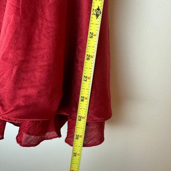 Reformation Ursula Red Silk Dress - Picture 10 of 10